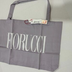 Brand NEW w/ Tags ITTIERRE FIORUCCI Italian Lavender Tote Bag Kisses XXX 👼 angel